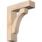 Ekena Millwork Legacy Block Smooth Bracket w/ Offset Brace, Douglas Fir, 5 1/2"W x 18"D x 22"H BKT0604X18X22LEC05SDF - alternate 1